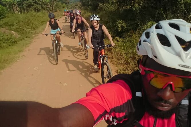 3 Hours Guided Cycling Tour Across Lake Victoria - Riding the peninsula on narrow dirt trails