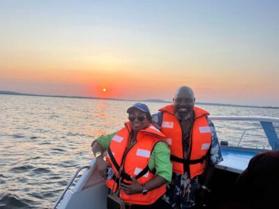 Equatar Line Tour & Victoria Lake Sunset Boat Ride