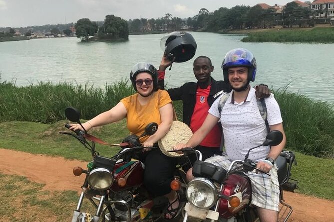 Kampala boda boda tours [motorbike tours]. - A stop at Rubaga Cathedral