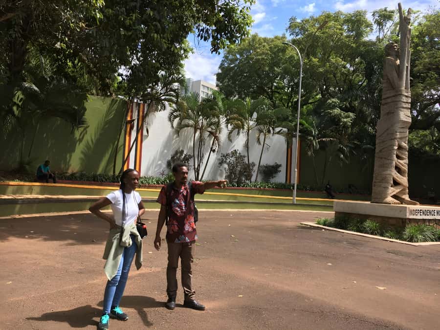 Kampala: City Guided walking sightseeing Tour - Constitutional Square and the Independence Monument