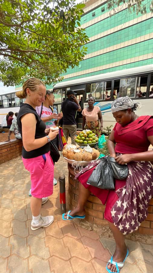 Kampala: Female-Guided Walking Tour - Nakasero Market brings food into the walk