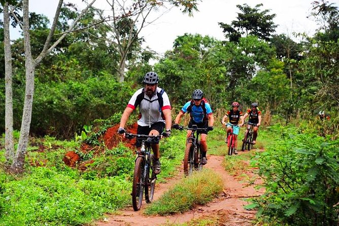 Lake Victoria Island Cycling Tour from Kampala - What the first village roads feel like
