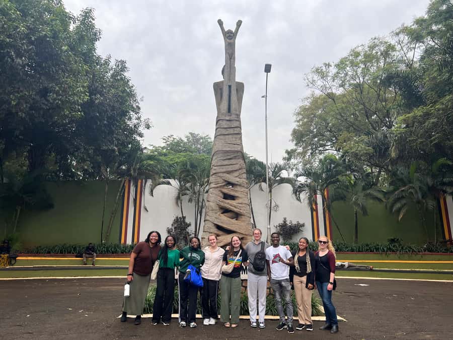 The best Kampala walking experience tour - Old Kampala hill and the Gadafi Mosque view